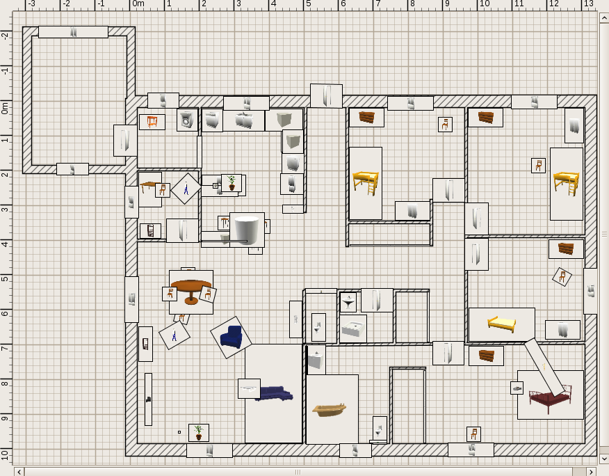 copie écran - un plan- sh3d