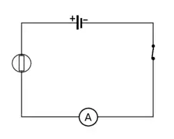 Schéma électrique d'un circuit en montage série