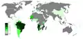 Consultation des pages de Wikipédia en portugais dans le monde