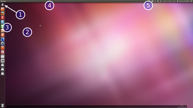 interface Unity pour Ubuntu 11.10