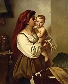 Un baiser de mère, Carl Adolf Gugel